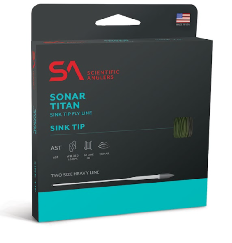 Scientific Angler Sonar Titan Sink Tip Type VI - Willow/ Moss/ Black