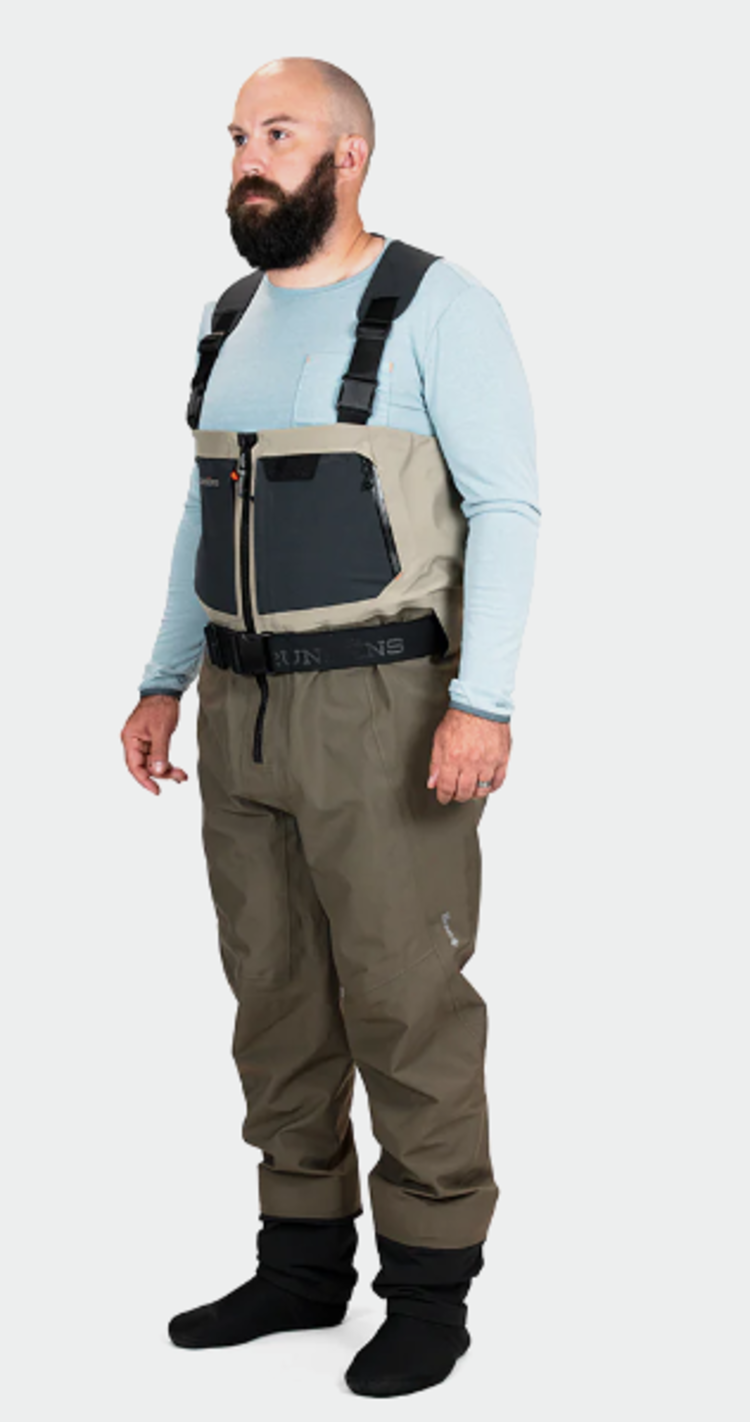 Grundens Boundary Stockingfoot Zip Waders