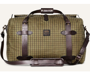 Filson Oil Tin Cloth Duffle Flyway Green | The Fish Hawk - The