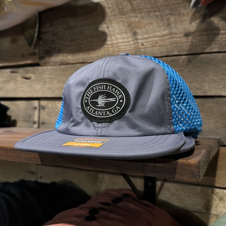 The Fish Hawk Flat Billed Mesh Hats