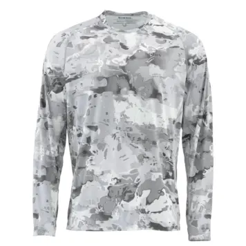 Simms M's SolarFlex® LS Crewneck Prints