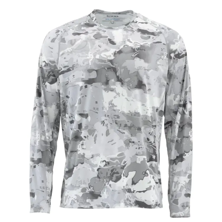 Simms M's SolarFlex® LS Crewneck Prints