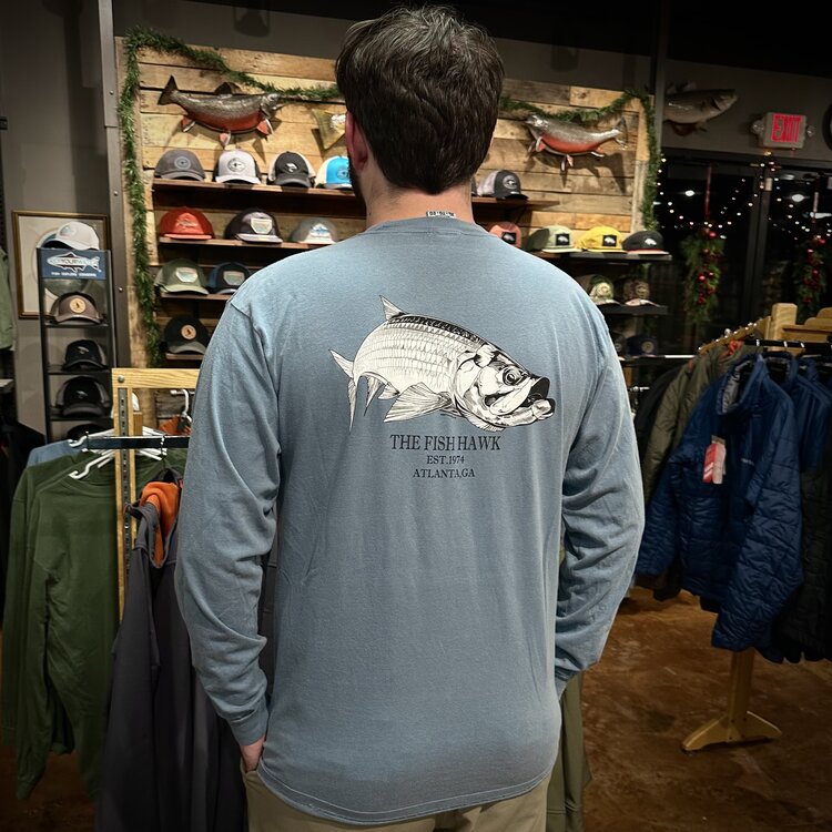 The Fish Hawk Fish Hawk Comfort Colors Long Sleeve