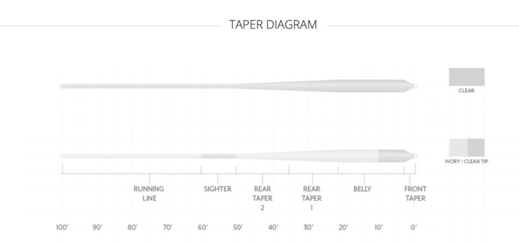 Scientific Angler Magnitude  Smooth Bonefish Plus - Full Clear Floating Line