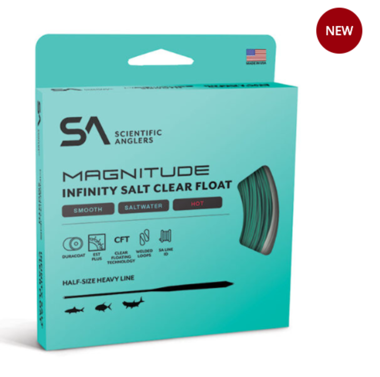 Scientific Angler Magnitude  Smooth Infinity Salt - 12' Clear Tip Floating Line