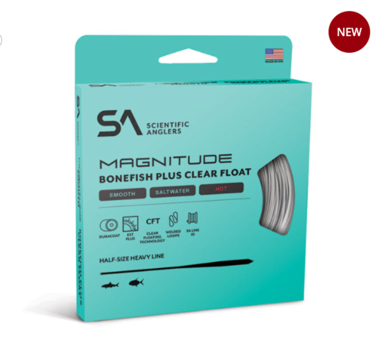 Scientific Angler Magnitude  Smooth Bonefish Plus - 10' Clear Tip Floating Line