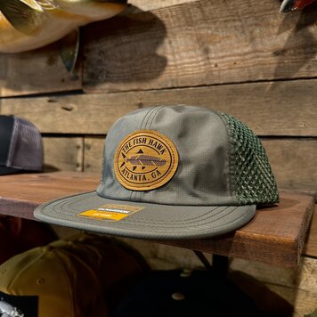 The Fish Hawk Flat Billed Mesh Hats
