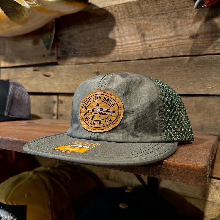 The Fish Hawk Flat Billed Mesh Hats