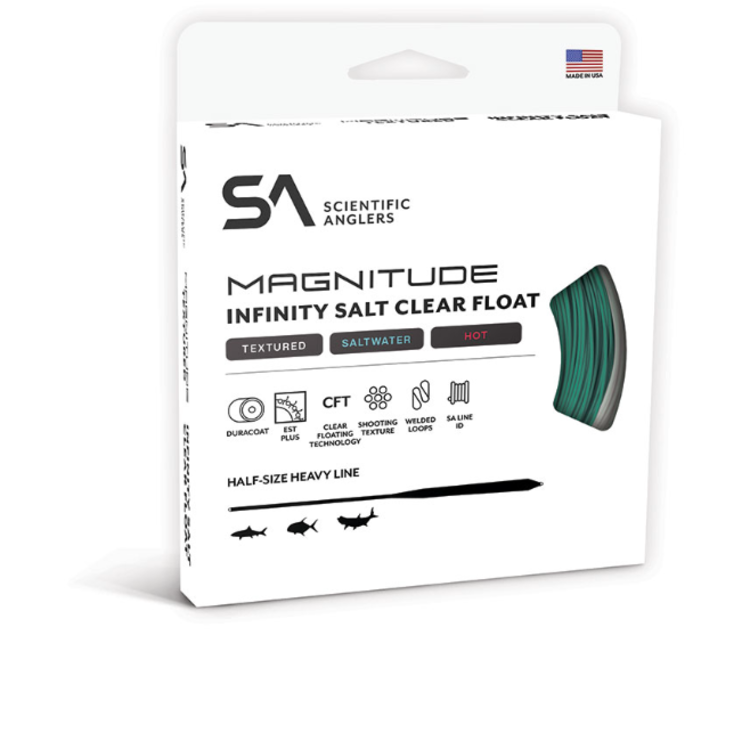 Scientific Angler Magnitude  Textured Infinity Salt -  Full Clear Floating Line