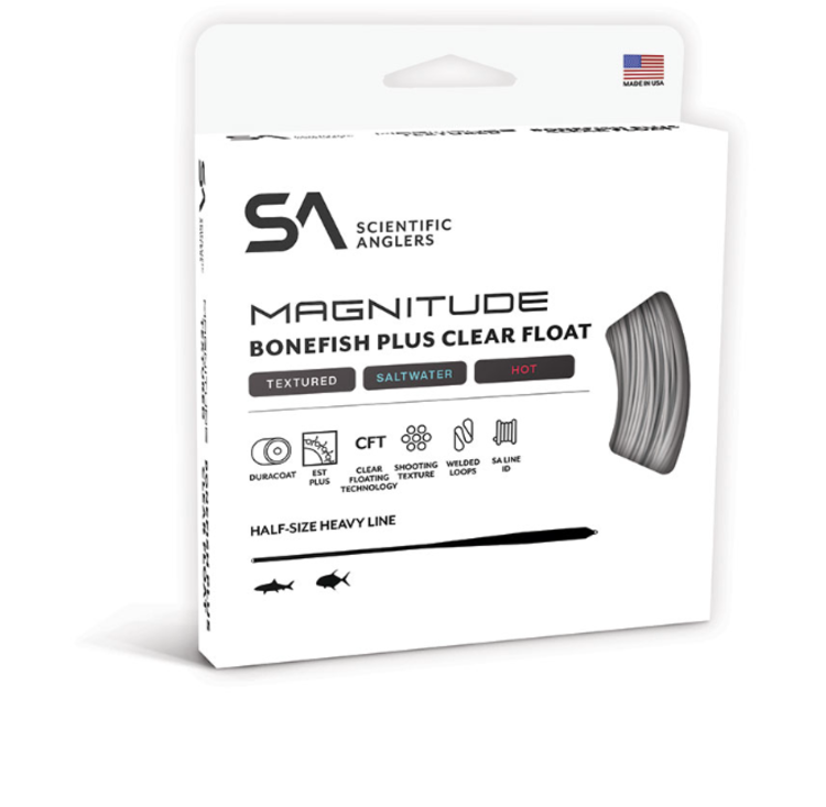 Scientific Angler Magnitude Textured Bonefish Plus - 10' Clear Tip Floating Line