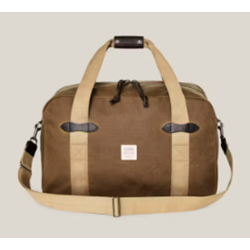 Filson Tin Cloth Medium Duffle Bag- Dark Tan