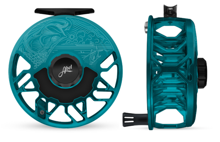 Abel Abel Rove 9/11 - Teal  w/ Underwood Salt Engraving, Black/Black Knob