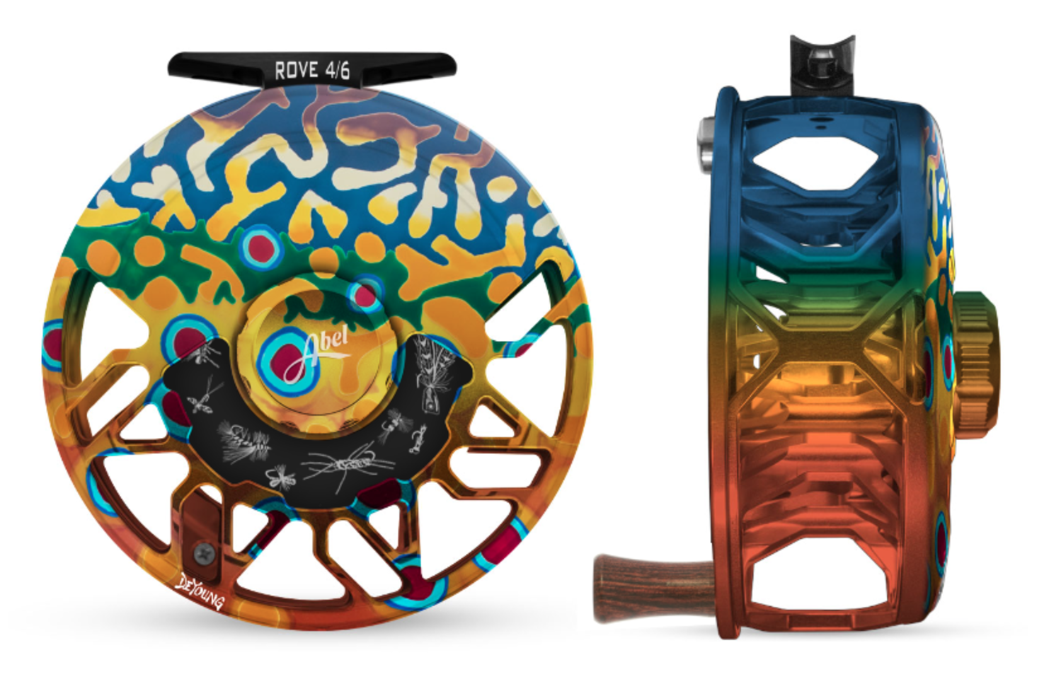 abel fly fishing reel Abel Vaya Fly Reel - Native Cutthroat main image 1