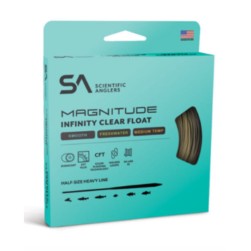 Scientific Angler Magnitude Smooth Infinity - 50'  Clear Head Floating Line