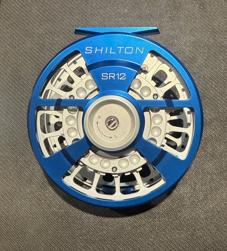Shilton Shilton - SR12 Custom - Titanium  Frame, Titanium  Drag, Blue  Spool