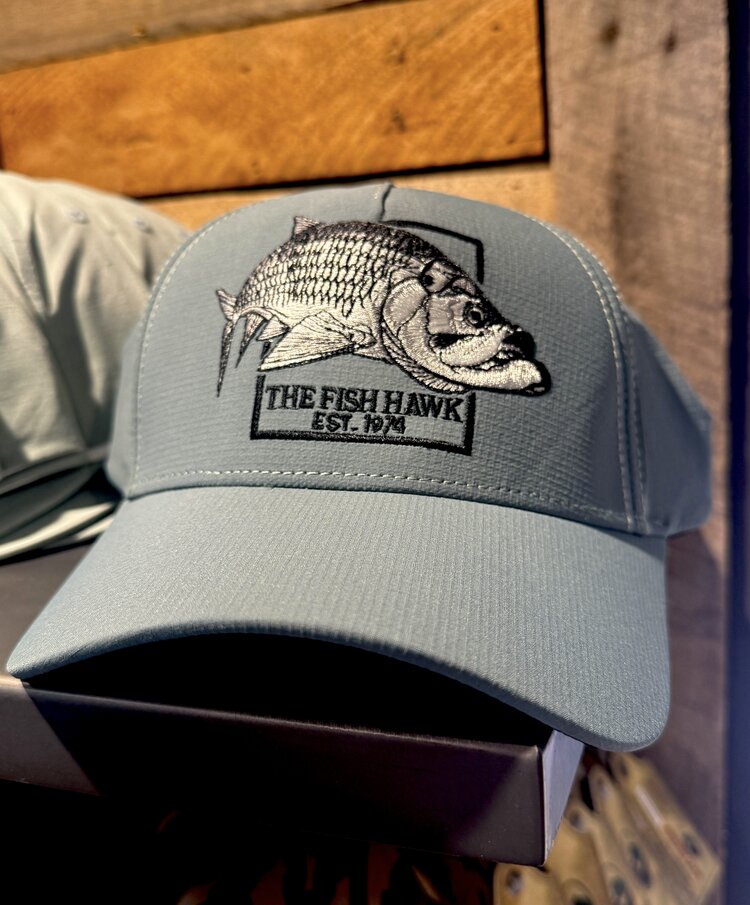 The Fish Hawk Argali Custom Performance  Hats - Tarpon Art