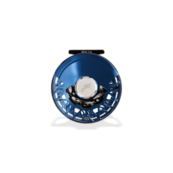 Abel Abel Rove 7/9 Ported Reel - Deep Blue/Platinum Drag knob and Handle