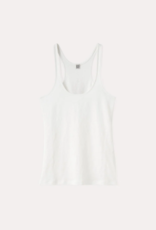 Toteme Scoop Neck Linen Tank Top