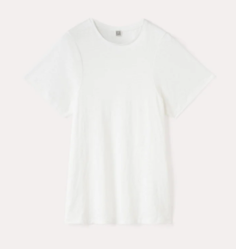 Toteme Curved Seam Linen Tee