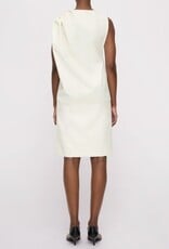 Toteme Shoulder-twist satin dress