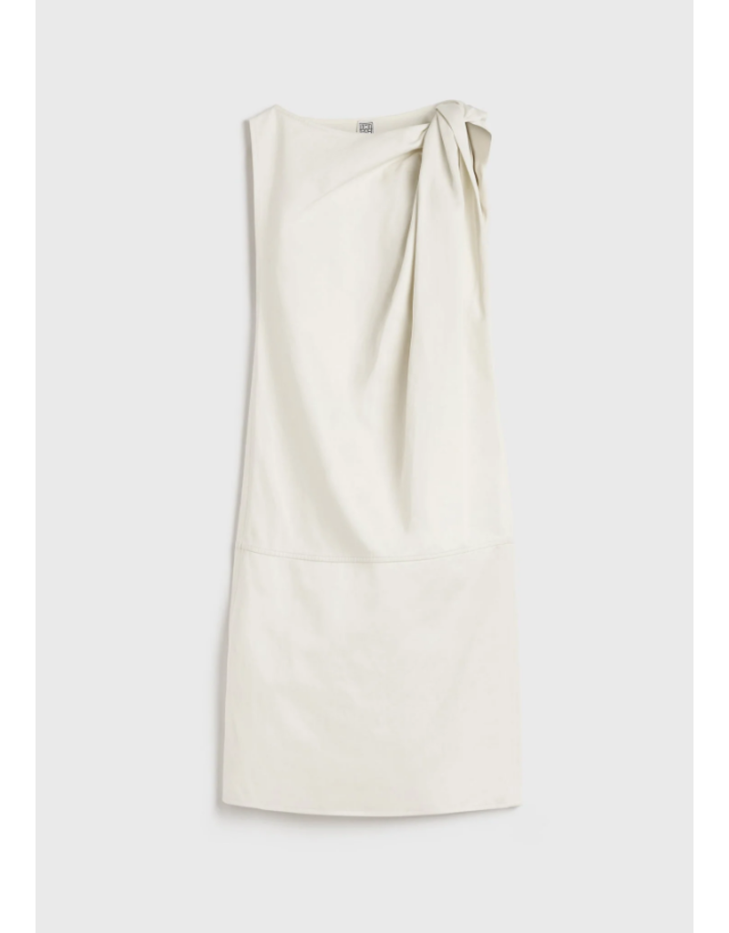 Toteme Shoulder-twist satin dress