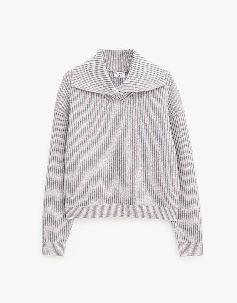 Filippa K Ribbed Collar Sweater