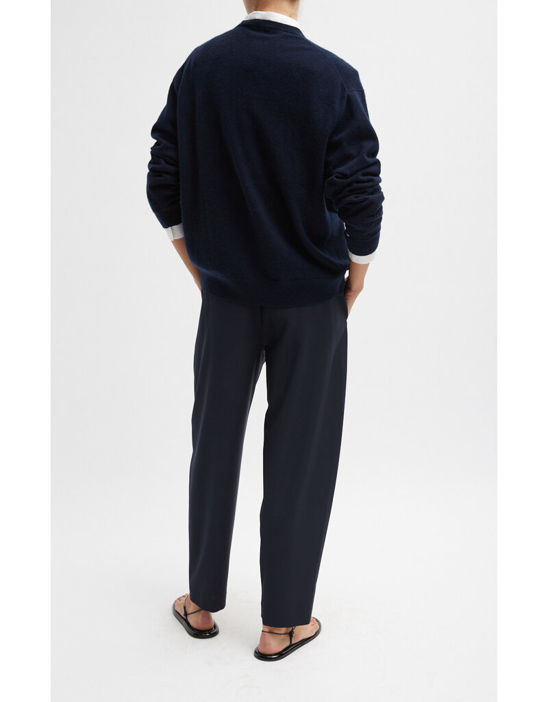Tibi Tropical Wool Reese Sculpted Trouser