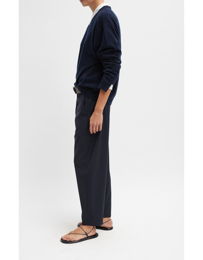 Tibi Tropical Wool Reese Sculpted Trouser