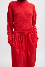 Tibi Serviette Crewneck Easy Pullover