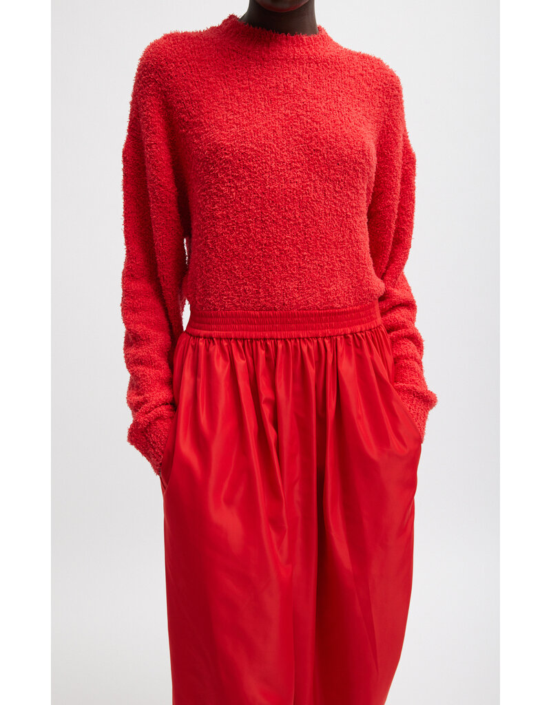 Tibi Serviette Crewneck Easy Pullover