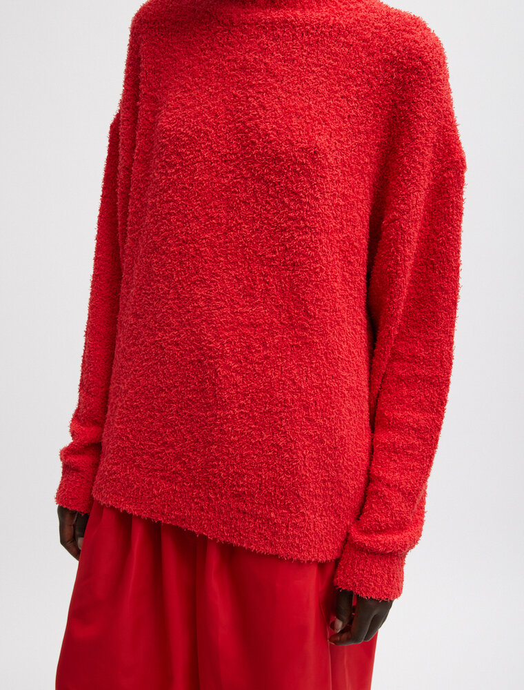 Tibi Serviette Crewneck Easy Pullover