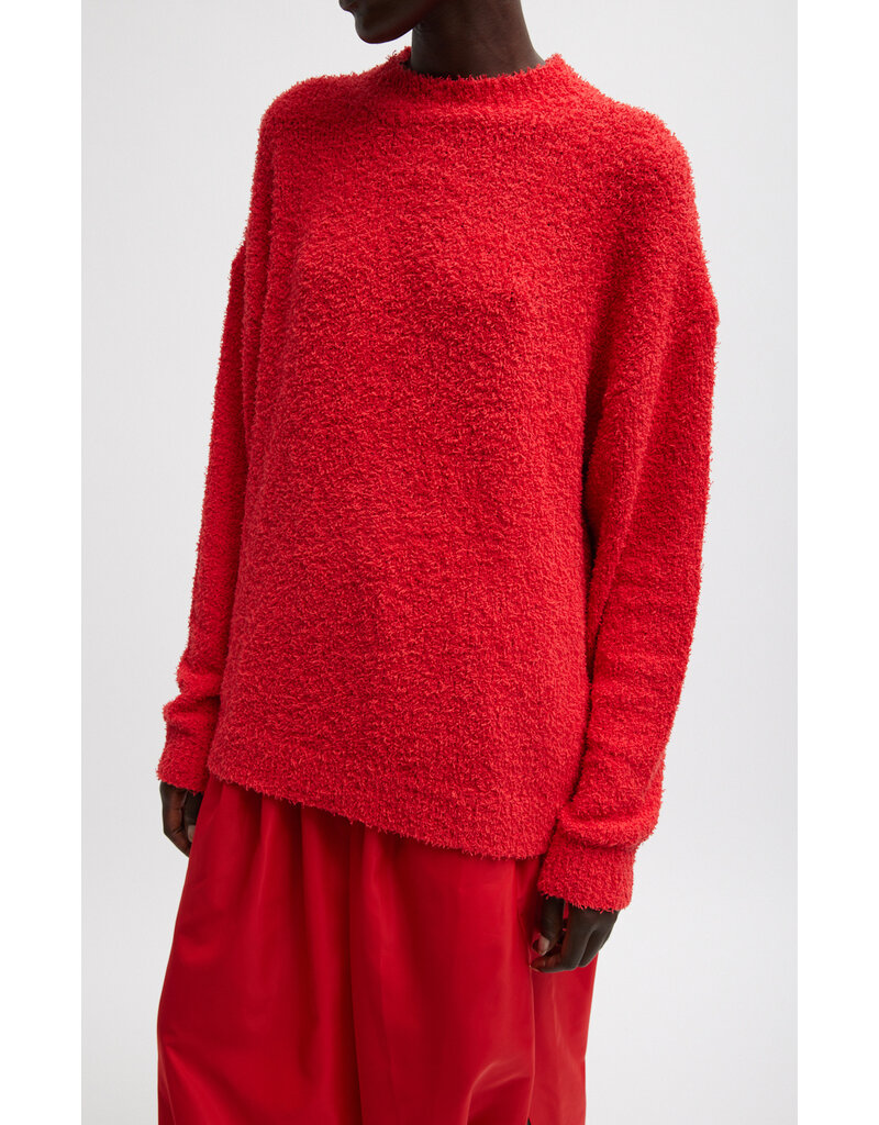 Tibi Serviette Crewneck Easy Pullover