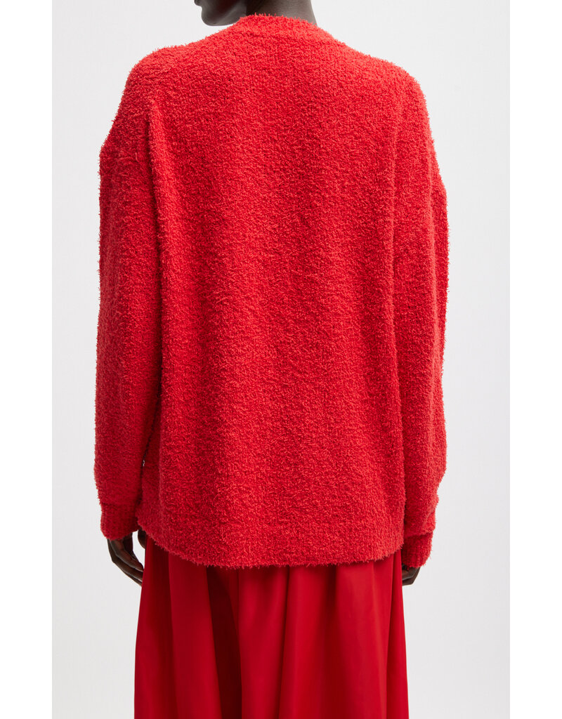 Tibi Serviette Crewneck Easy Pullover
