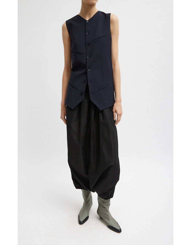 Tibi Tropical Wool Easy Vest