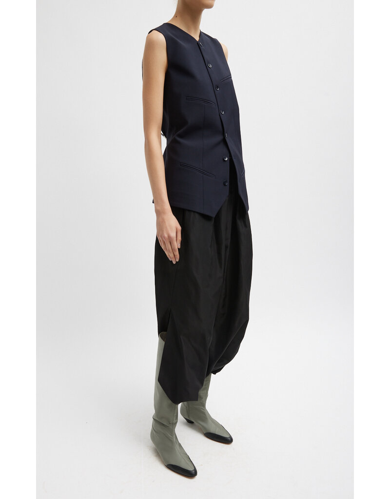 Tibi Tropical Wool Easy Vest