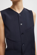 Tibi Tropical Wool Easy Vest