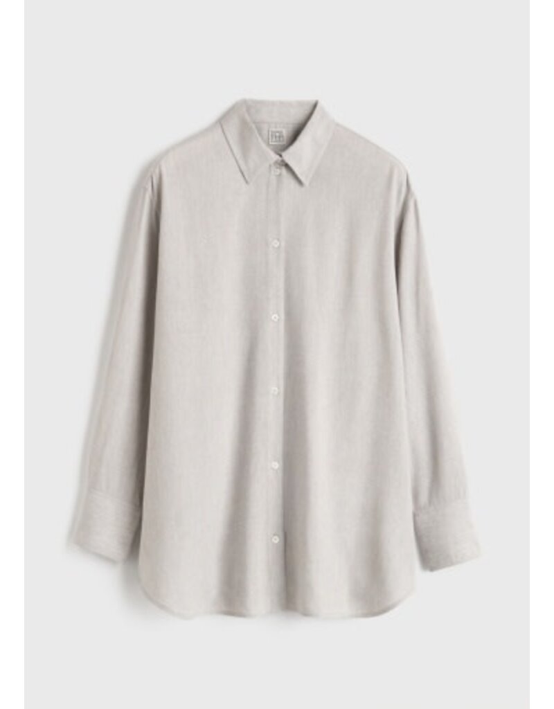 Toteme Relaxed wool viscose shirt
