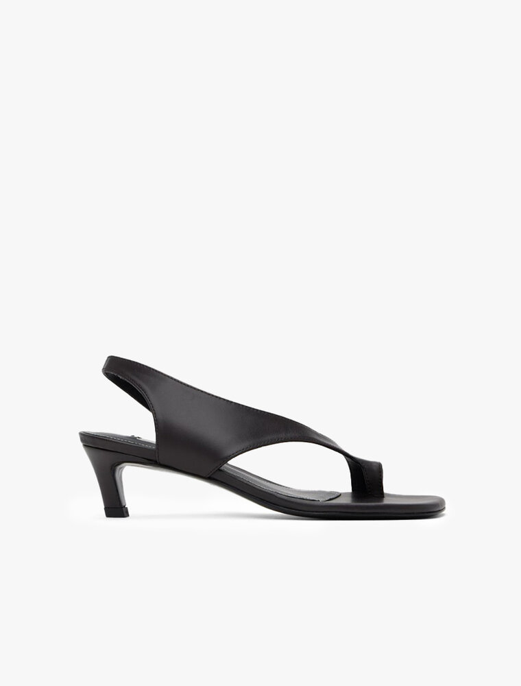 Toteme Leather Heeled Thong Sandals