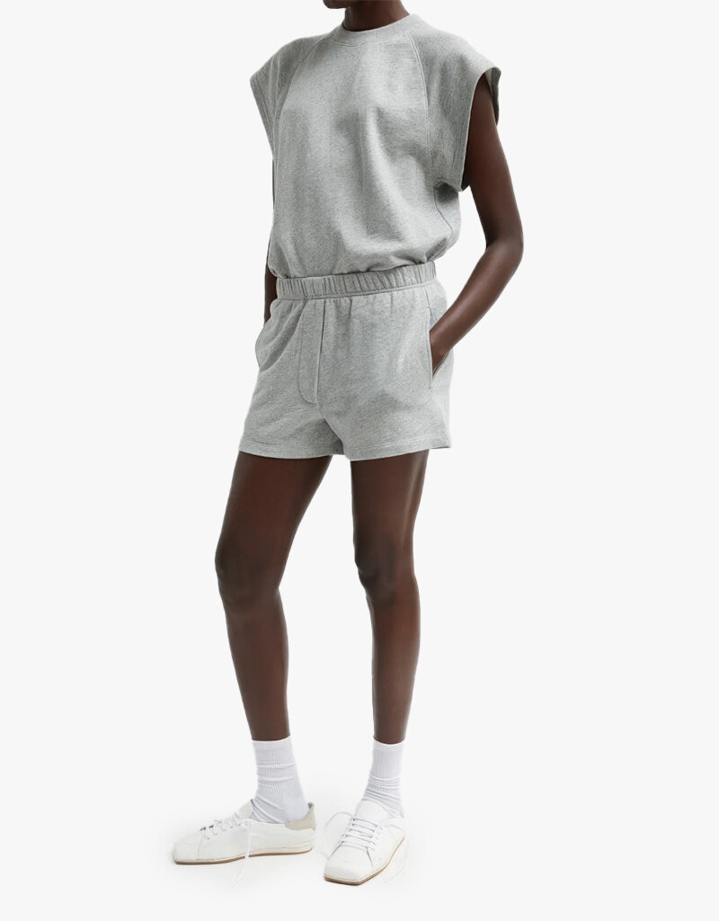 Tibi Sweatshirting Short Shorts