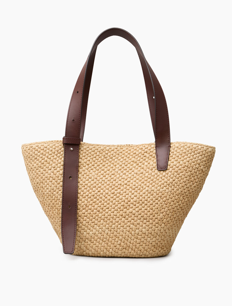 Lie Studio Bianca Raffia Bag Small