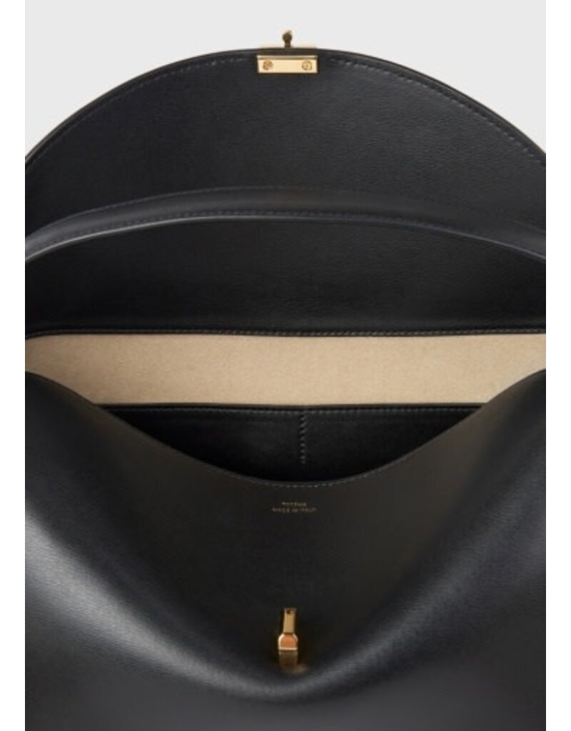Toteme T-Lock Leather Top Handle