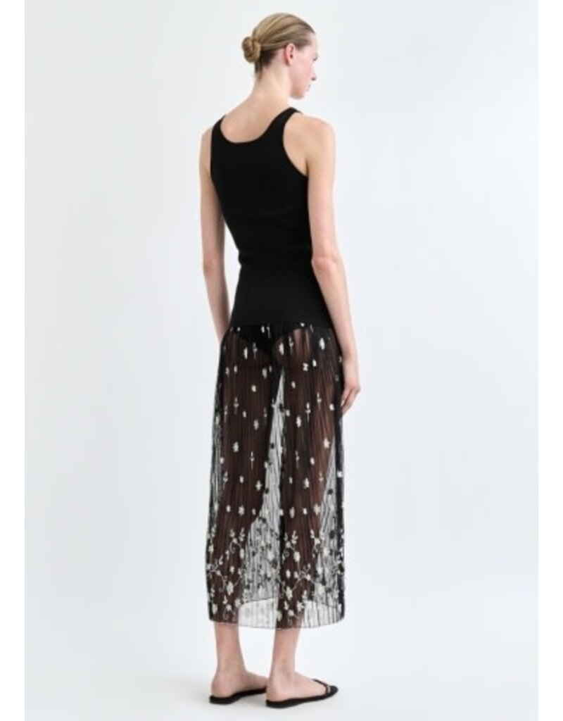 Toteme Floral Tulle Skirt