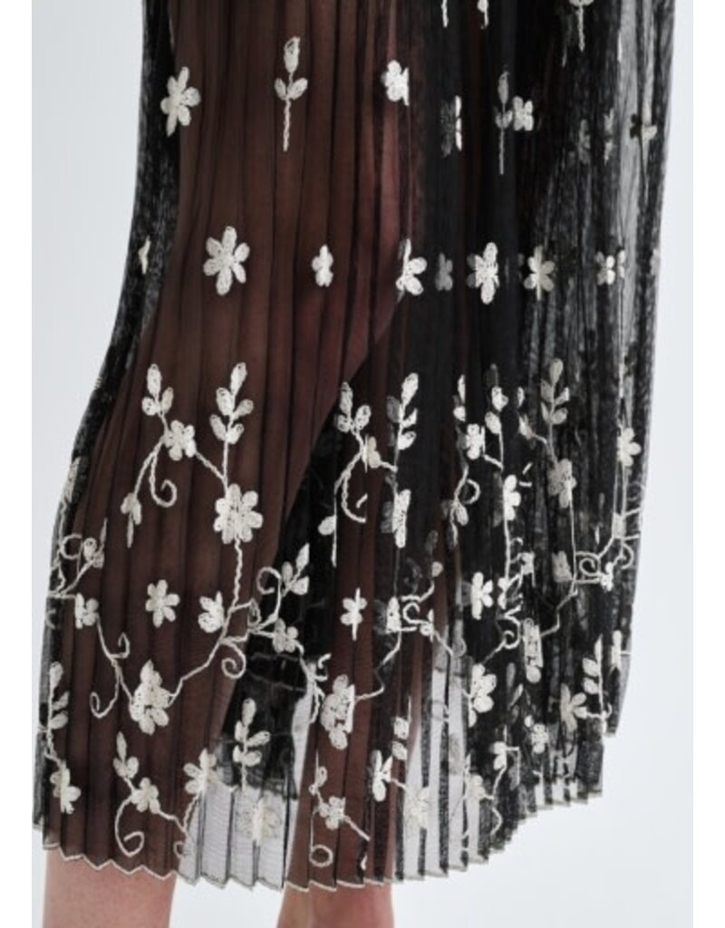 Toteme Floral Tulle Skirt