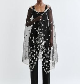 Toteme Floral Tulle Shawl