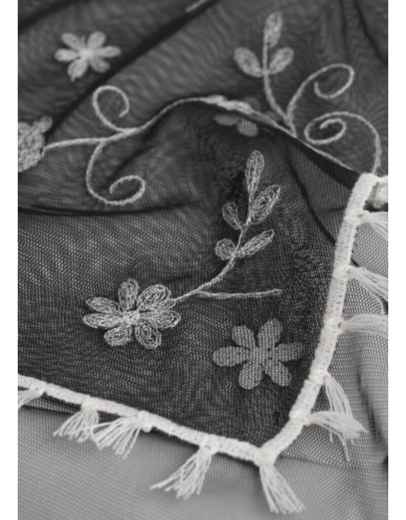 Toteme Floral Tulle Shawl