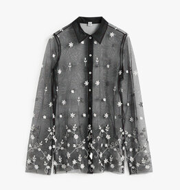 Toteme Floral Tulle   Shirt