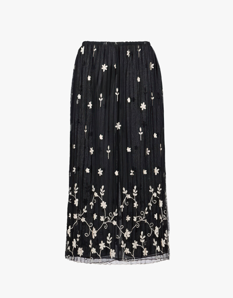 Toteme Floral Tulle Skirt