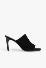 Toteme Velour-Leather Bandeau Mules