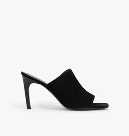 Toteme Velour-Leather Bandeau Mules