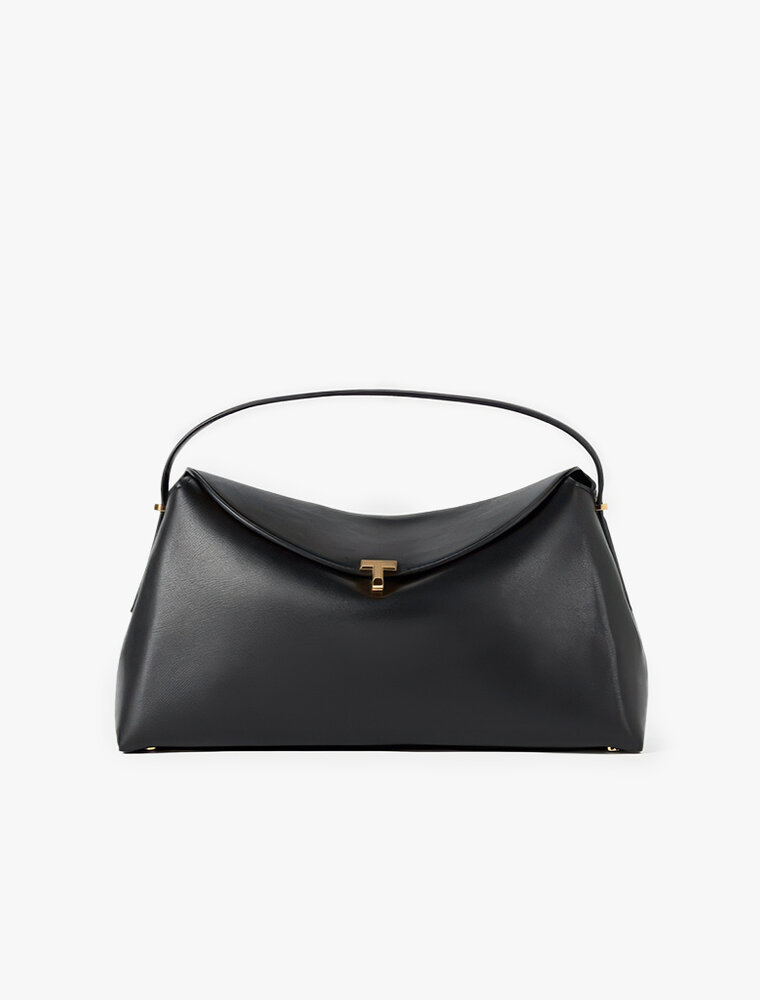 Toteme T-Lock Leather Top Handle